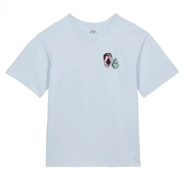 VOLCOM AURA K T-SHIRT LIGHT BLUE ACID
