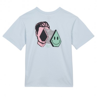 VOLCOM AURA K T-SHIRT LIGHT BLUE ACID