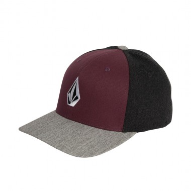 VOLCOM FULL STONE HEATHER FLEXFIT CAP PISTOL PUNCH
