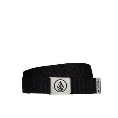 VOLCOM CIRCLE WEB BELT BLACK
