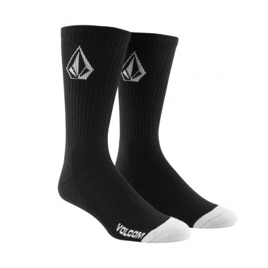 VOLCOM FULL STONE SOCKS 3PK BLACK