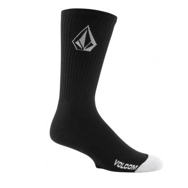 VOLCOM FULL STONE SOCKS 3PK BLACK