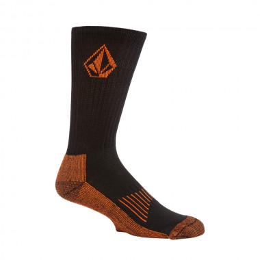 VOLCOM WORKWEAR SOCKS 3PK BLACK