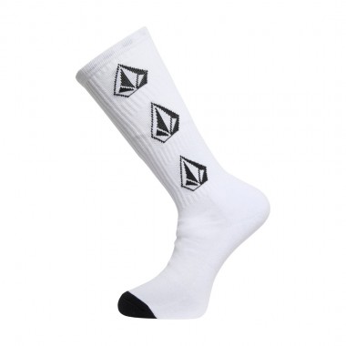 VOLCOM OFF THE KRASS SOCKS WHITE