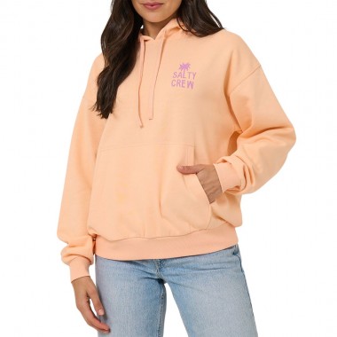 SALTY CREW RISE AND SMILE W HOODIE APRICOT