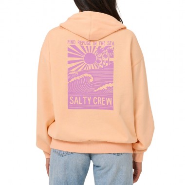 SALTY CREW RISE AND SMILE W HOODIE APRICOT