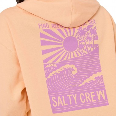 SALTY CREW RISE AND SMILE W HOODIE APRICOT