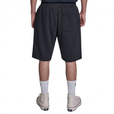 CONVERSE CHUCK PATCH SHORTS BLACK-CONVERSE BLACK