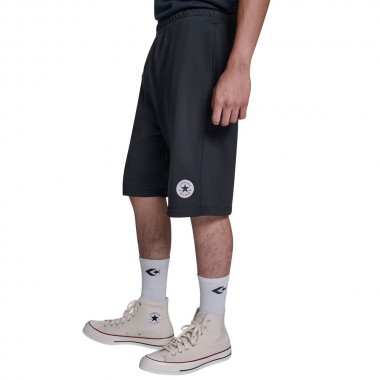 CONVERSE CHUCK PATCH SHORTS BLACK-CONVERSE BLACK