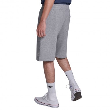 CONVERSE CHUCK PATCH SHORTS M6X-VINTAGE GREY HEATHER