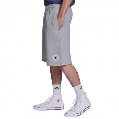 CONVERSE CHUCK PATCH SHORTS M6X-VINTAGE GREY HEATHER
