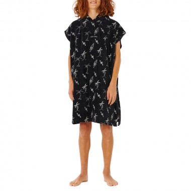 RIP CURL K MIXED HOODED TOWEL BLACK