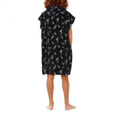 RIP CURL K MIXED HOODED TOWEL BLACK