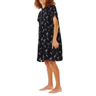 RIP CURL K MIXED HOODED TOWEL BLACK