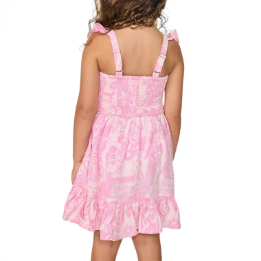 RIP CURL SURF MAGIC WOVEN K DRESS BEGONIA PINK