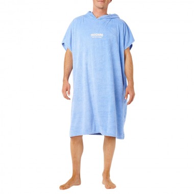 RIP CURL CLASSIC SURF HOODED PONCHO BLUE