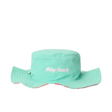 RIP CURL MIXED REVERSIBLE UPF50 K BUCKET HAT TEAL