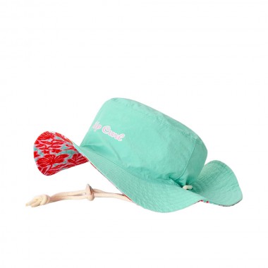 RIP CURL MIXED REVERSIBLE UPF50 K BUCKET HAT TEAL