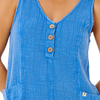 RIP CURL CLASSIC SURF W ROMPER BRIGHT BLUE