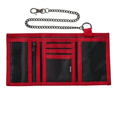 RIP CURL KIDS CHAIN SURF WALLET BLACK/RED