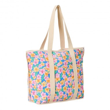 RIP CURL MIXED CANVAS 31L TOTE BAG CORNFLOWER BLUE