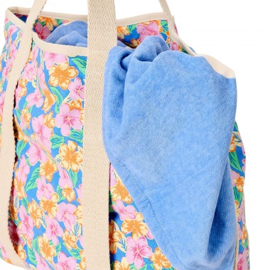 RIP CURL MIXED CANVAS 31L TOTE BAG CORNFLOWER BLUE