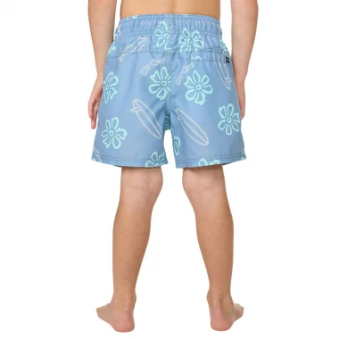 RIP CURL RIDE THE WAVE TOD VOLLEY SWIM SHORTS FADED DENIM