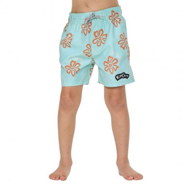 RIP CURL RIDE THE WAVE TOD VOLLEY SWIM SHORTS LIGHT AQUA
