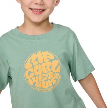 RIP CURL WETTIE PASSAGE ICON TOD TEE ALOE