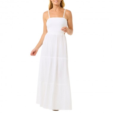 RIP CURL PREMIUM SURF MAXI DRESS WHITE