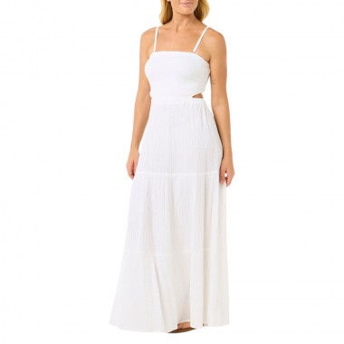 RIP CURL PREMIUM SURF MAXI DRESS WHITE