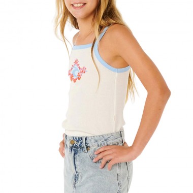 RIP CURL SUNSHINE SQUAD RIB K TANK BONE