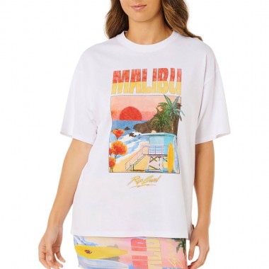 RIP CURL HAYLEY O HERITAGE W TEE OPTICAL WHITE