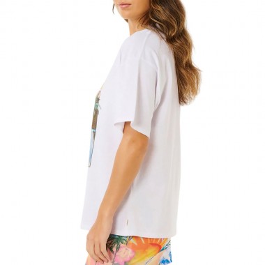 RIP CURL HAYLEY O HERITAGE W TEE OPTICAL WHITE