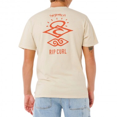 RIP CURL SEARCH ICON TEE VINTAGE WHITE