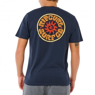 RIP CURL PACIFIC RINSE CIRCLE TEE DARK NAVY