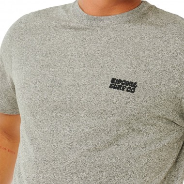RIP CURL EASY EMBROID TEE GREY MARLE