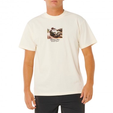 RIP CURL SEARCH RIG TEE BONE