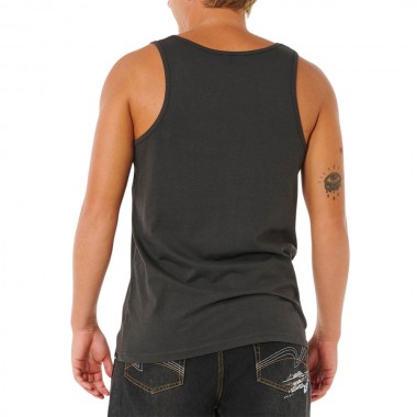 RIP CURL INNER VISIONS TANK WASHED BLACK