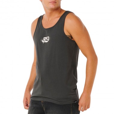 RIP CURL INNER VISIONS TANK WASHED BLACK