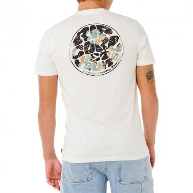 RIP CURL WETTIE PASSAGE ICON TEE BONE