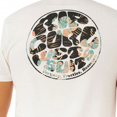 RIP CURL WETTIE PASSAGE ICON TEE BONE