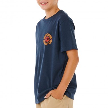 RIP CURL PACIFIC RINSE CIRCLE K TEE DARK NAVY