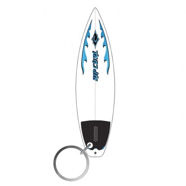 RIP CURL SURFBOARD KEYRING WHITE/BLUE