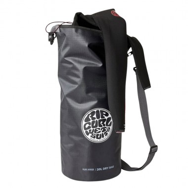 RIP CURL SURF SERIES BARREL BAG 20L BLACK/GREY