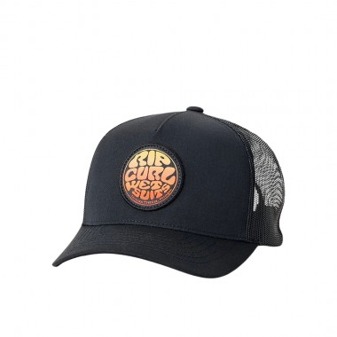 RIP CURL WETSUIT ICON K TRUCKER CAP WASHED BLACK