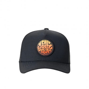RIP CURL WETSUIT ICON K TRUCKER CAP WASHED BLACK