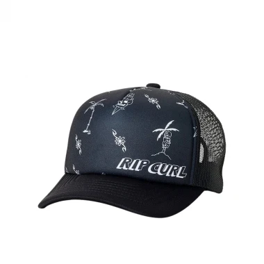 RIP CURL WEEKENDER K TRUCKER CAP WASHED BLACK/BLACK