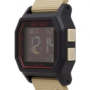 RIP CURL ATOM DIGITAL WATCH KHAKI SAND
