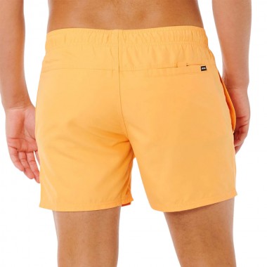 RIP CURL OFFSET 15 VOLLEY SWIM SHORTS BRIGHT ORANGE